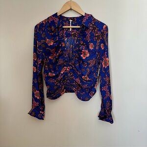 Free People Got You Printed Top - Size Small